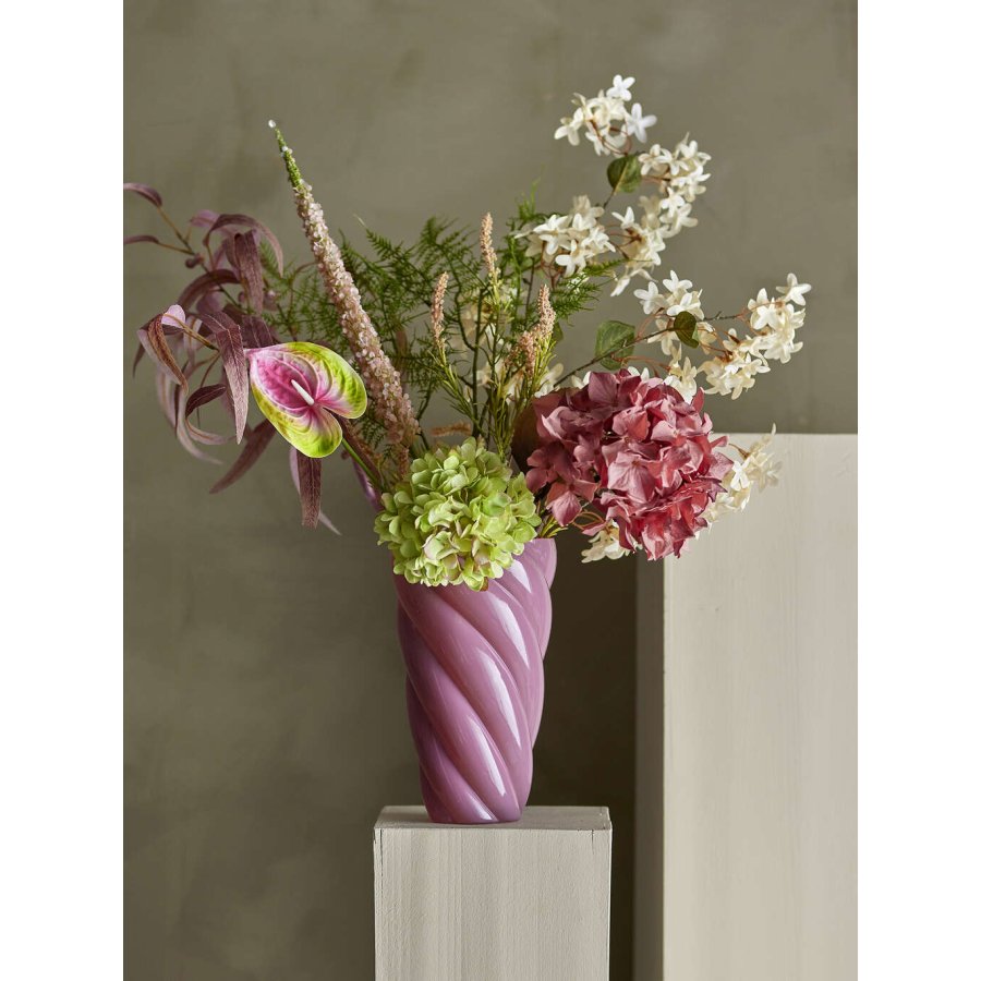 Bloomingville Callo Vase H17 cm, Rosa