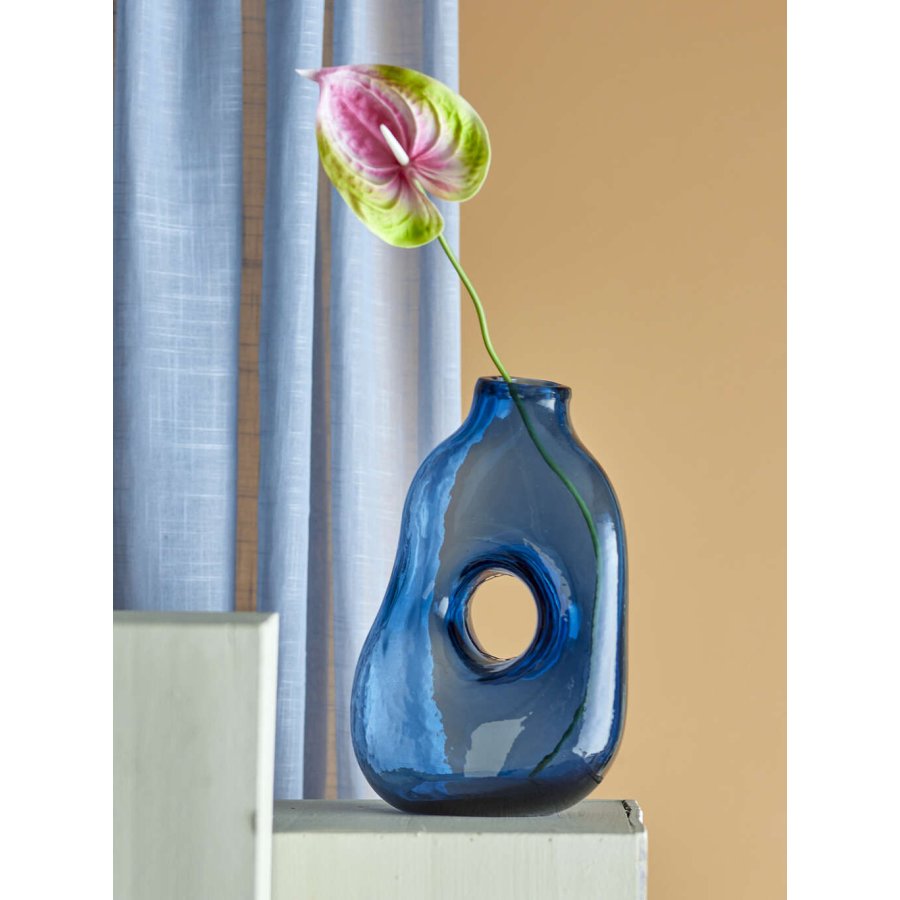 Bloomingville Harri Vase H30 cm, Blau