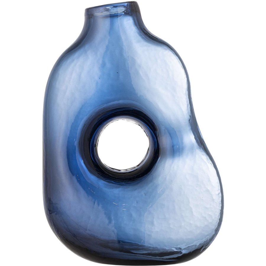 Bloomingville Harri Vase H30 cm, Blau