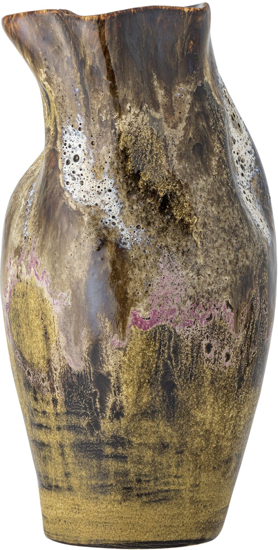 Bloomingville Benoit Vase H26 cm, Braun