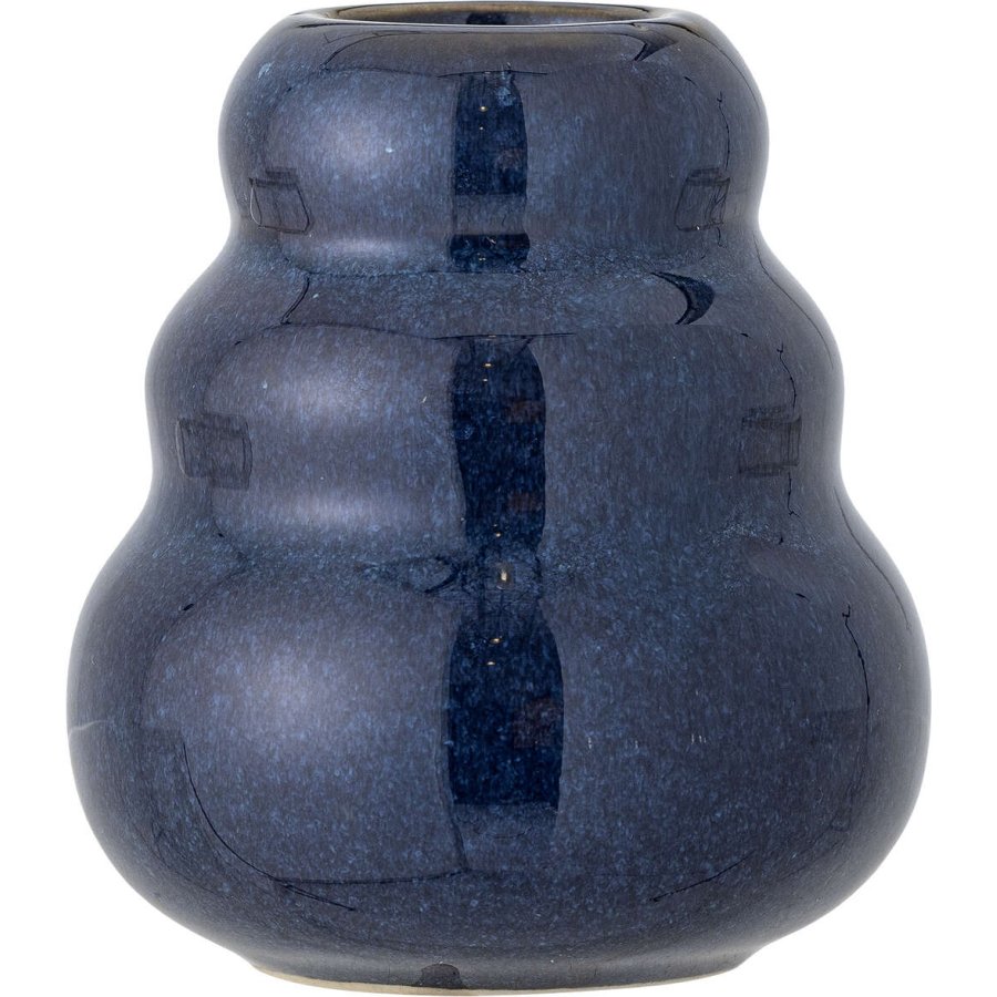 Bloomingville Faramir Vase H9,5 cm, Blau