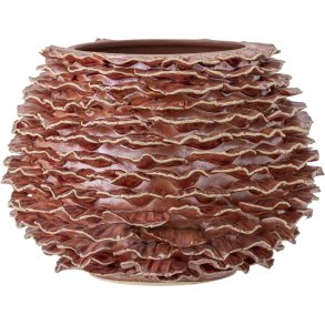 Bloomingville Morwen Vase H16 cm, Braun