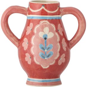 Bloomingville Odina Vase H15 cm, Rot