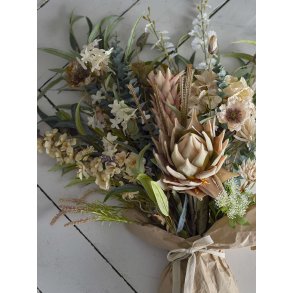Bloomingville Hydrangea Kunstig Stilk 65 cm, Hvid