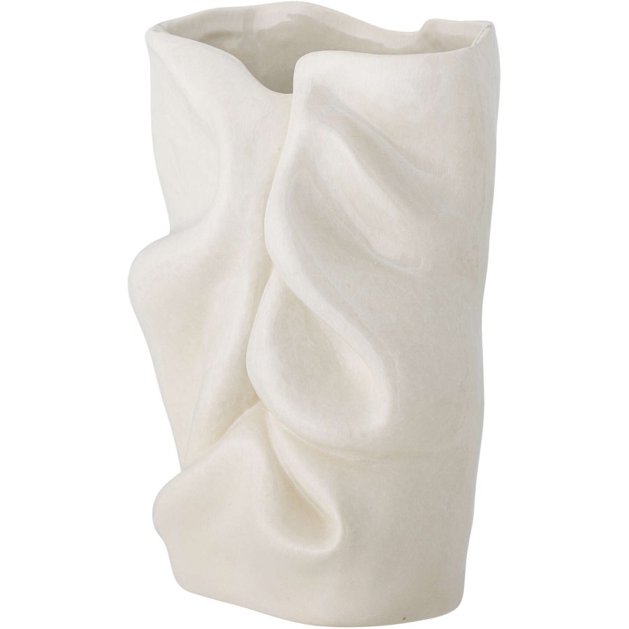 Bloomingville Fabrice Vase H21,5 cm, Weiß