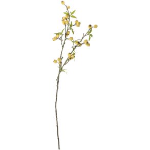 Bloomingville Hawthorn Knstlicher Zweig 84 cm, Gelb