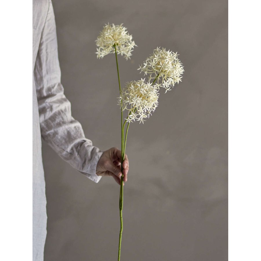 Bloomingville Allium Künstlicher Stiel 63,5 cm, Weiß