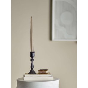 Bloomingville Isac Lysestage H15 cm, Sort
