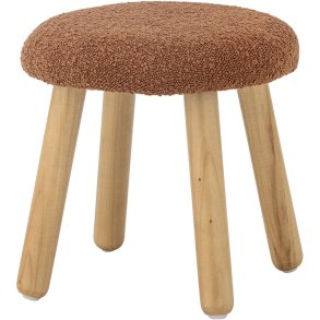 Bloomingville Mini Aksel Taburet H29 cm, Brun
