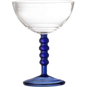 Bloomingville Noemi Cocktail Glas 23 cl, Blau