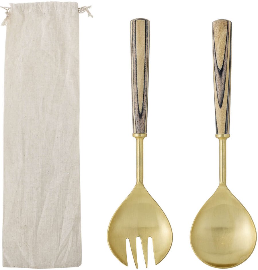 Bloomingville Fumio Salatset 2er Set, Gold