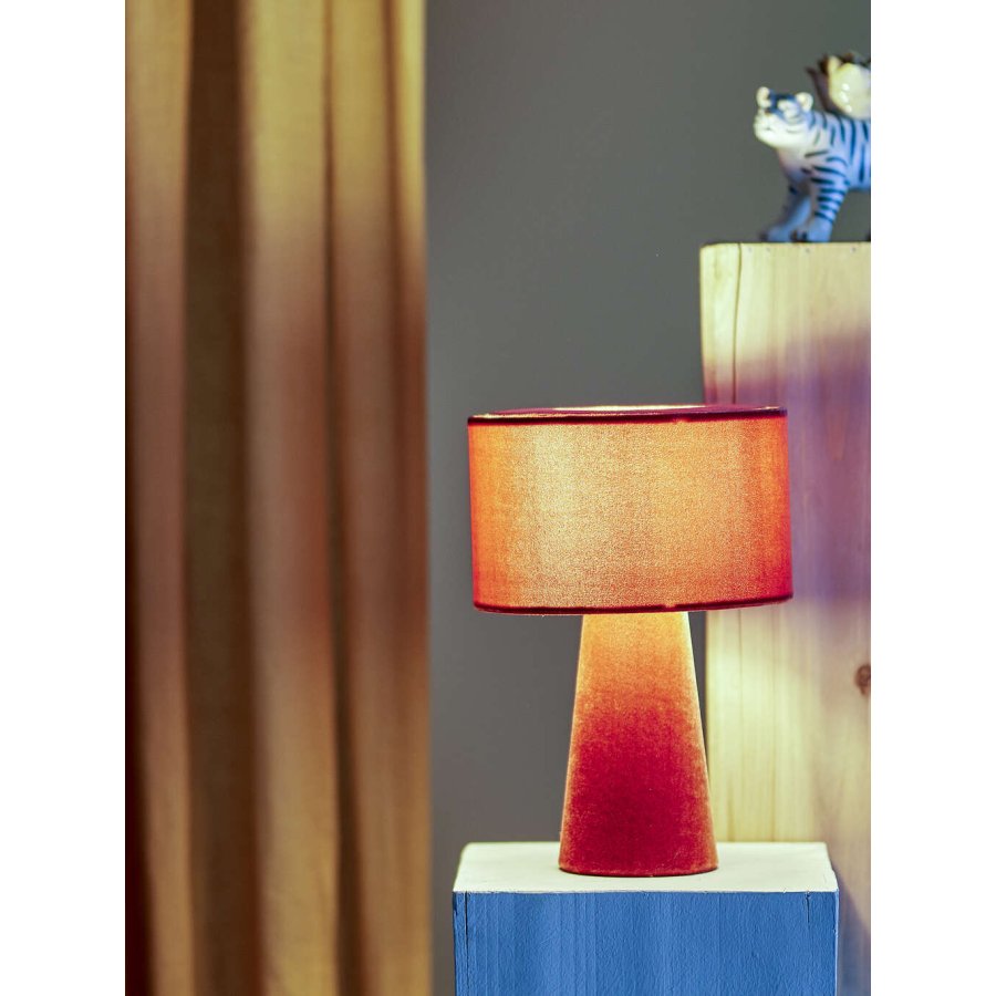 Bloomingville Emmie Tischlampe H30 cm, Rot