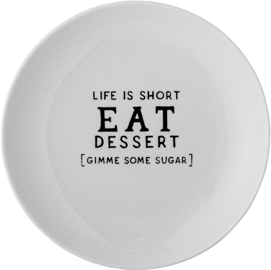 Creative Collection Wendy Platte 15 cm, Life Is Short Eat Dessert (Gimme Some Sugar)