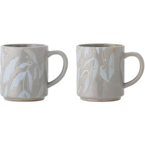 Bloomingville Aurora Becher 2er Set 35 cl, Grau