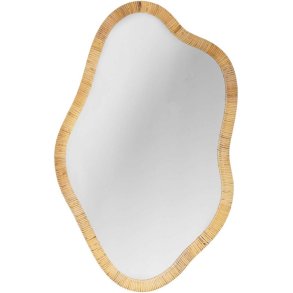 Bloomingville Ashlie Wandspiegel 50x80 cm, Rattan