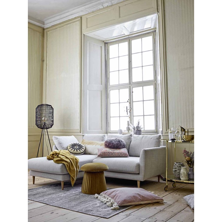 Bloomingville Roberta Pouf 44 cm, Braun