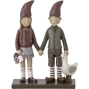 Bloomingville Elion Decoratie H12,5 cm, Rood