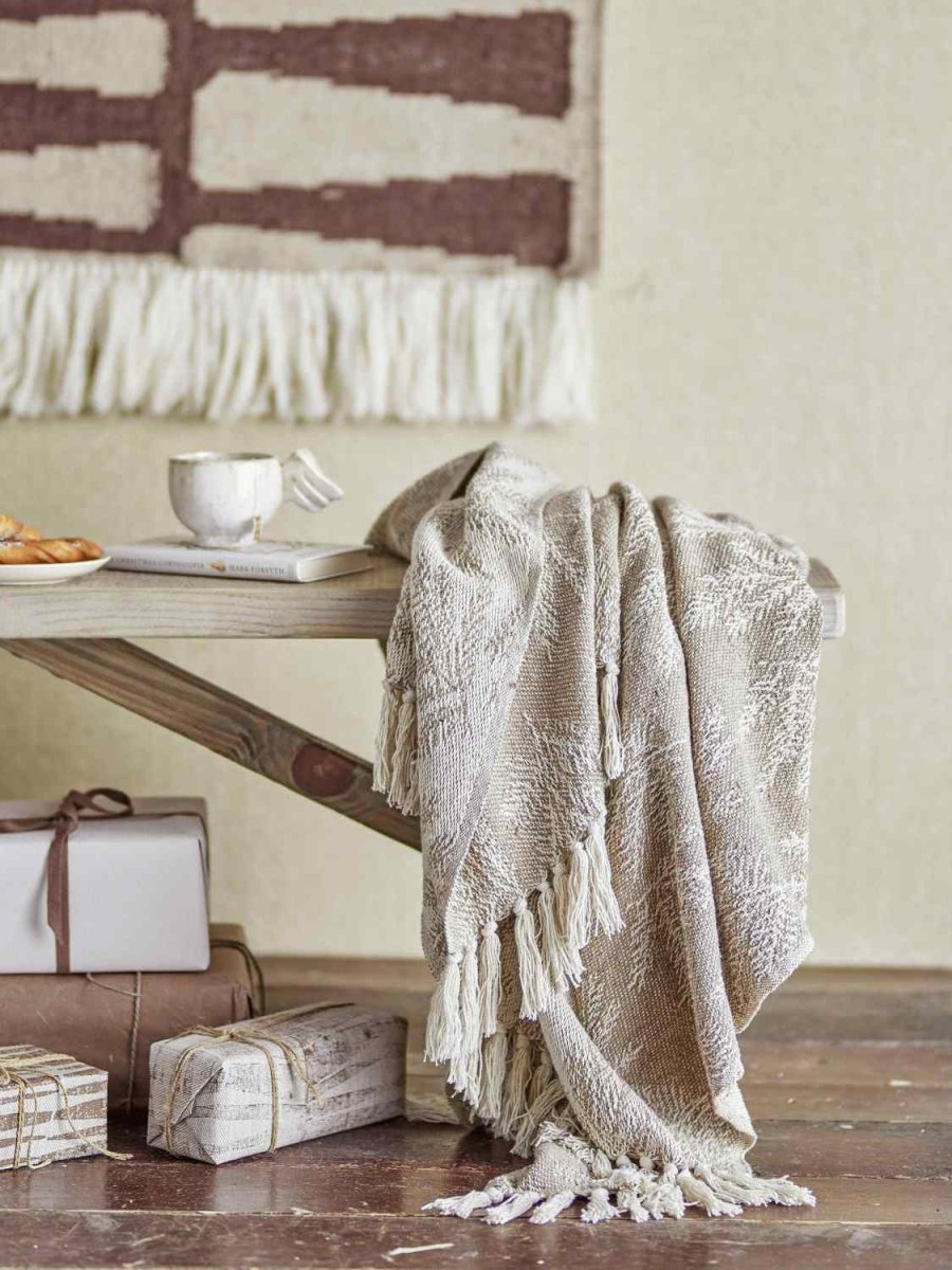 Bloomingville Gabriela Decke 130x160 cm, Braun