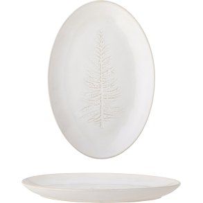 Bloomingville Winter Serveerbord 31 cm, Natuur