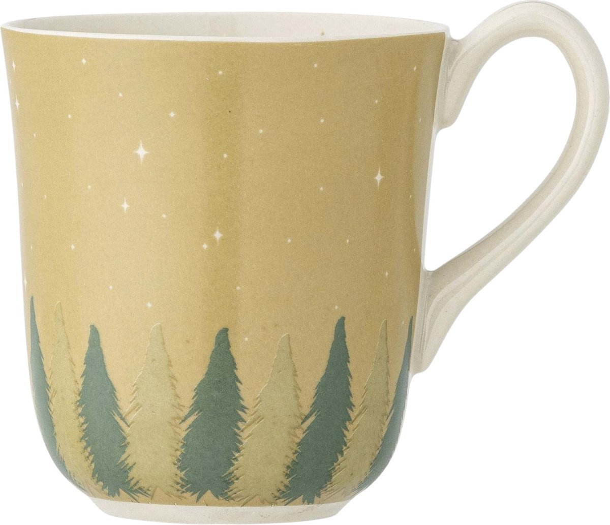 Bloomingville Spruce Krus 35 cl, Grøn - Juleglas og Krus - WWW.HJEM.DK ApS