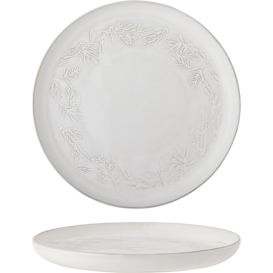 Bloomingville Winter Servierplatte 34 cm, Natur