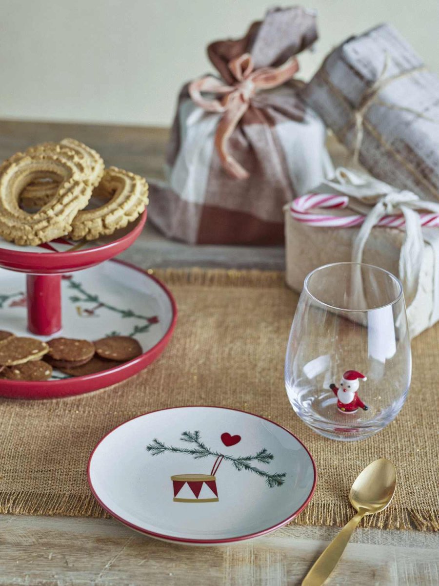 Bloomingville Yule Teller 2er Set 16 cm, Natur