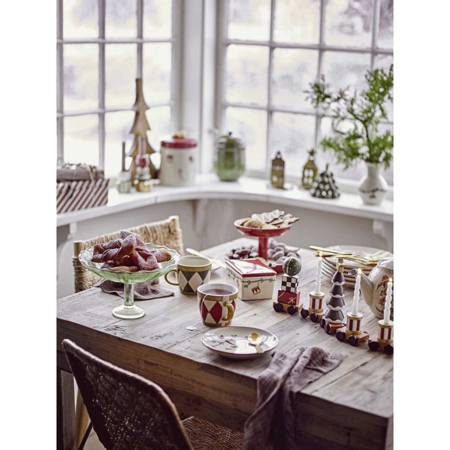 Bloomingville Yule Teller 2er Set 16 cm, Natur