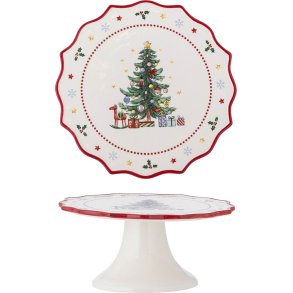 Bloomingville Naive Taartschaal 21 cm, Rood