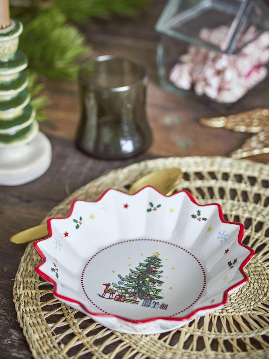 Bloomingville Naive Schale 20 cm, Rot