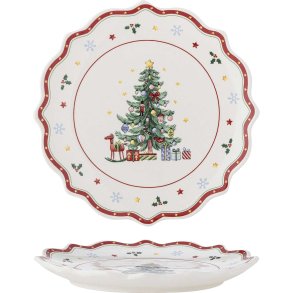 Bloomingville Naive Bord 17 cm, Rood