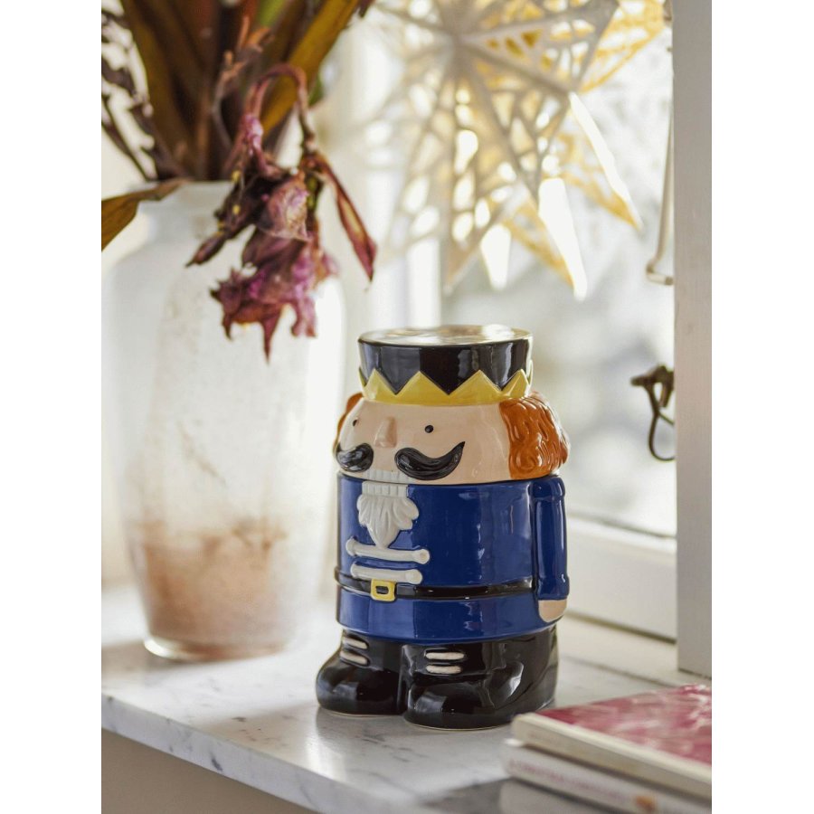 Bloomingville Feast Vorratsglas mit Deckel H19,5 cm, Blau