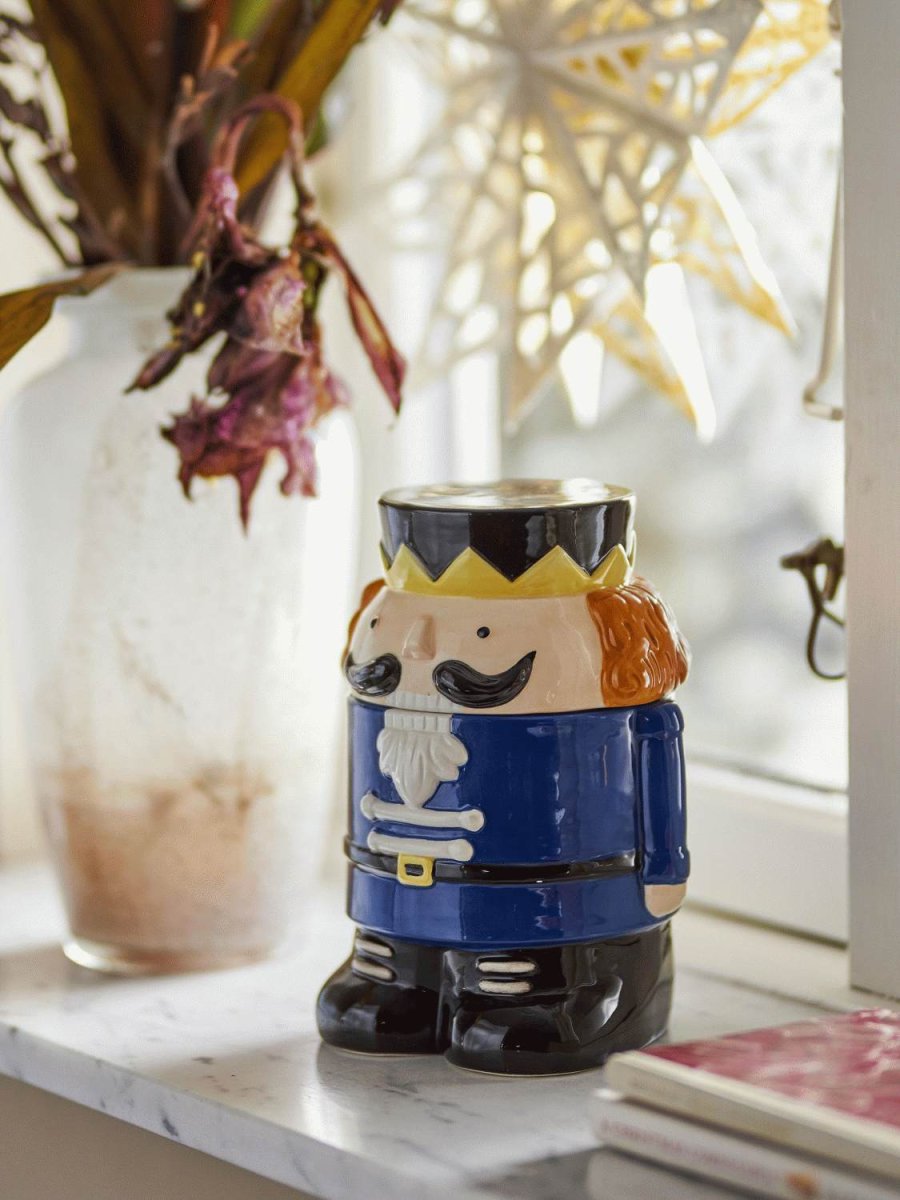 Bloomingville Feast Vorratsglas mit Deckel H19,5 cm, Blau