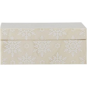 Bloomingville Cheri Doos met deksel 18 cm, Natuur