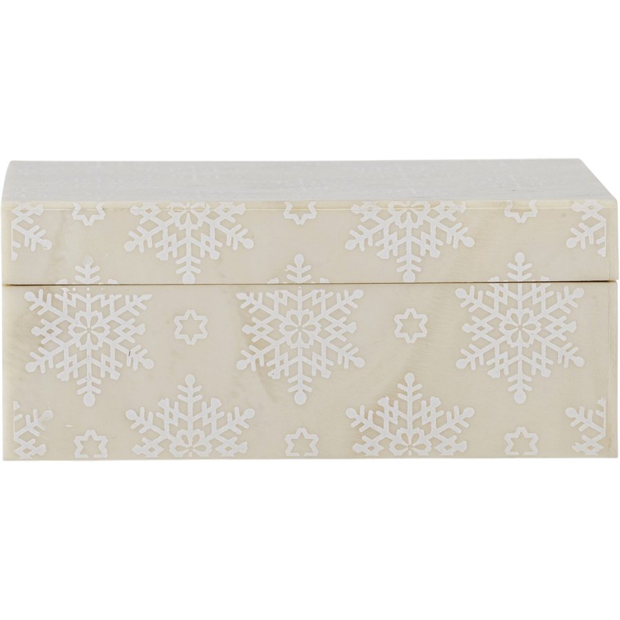 Bloomingville Cheri Dose mit Deckel 18 cm, Natur