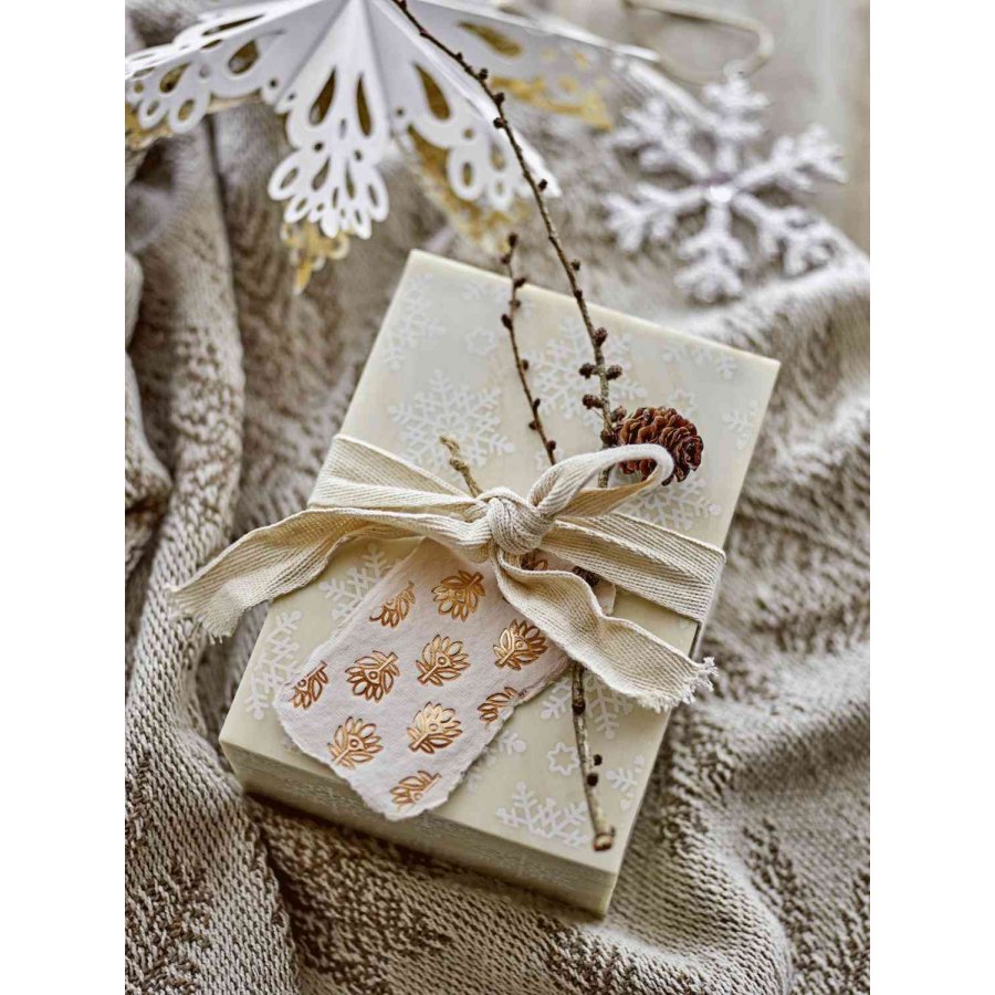 Bloomingville Cheri Dose mit Deckel 18 cm, Natur