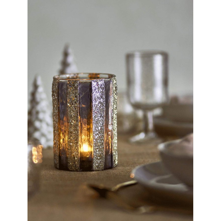 Bloomingville Cicilia Teelichthalter H15 cm, Gold