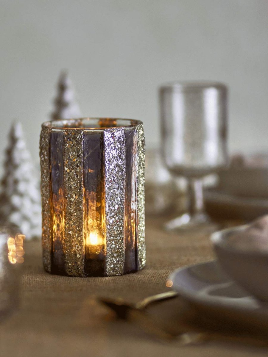 Bloomingville Cicilia Teelichthalter H15 cm, Gold