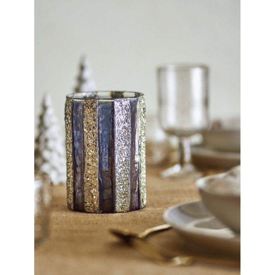 Bloomingville Cicilia Teelichthalter H15 cm, Gold