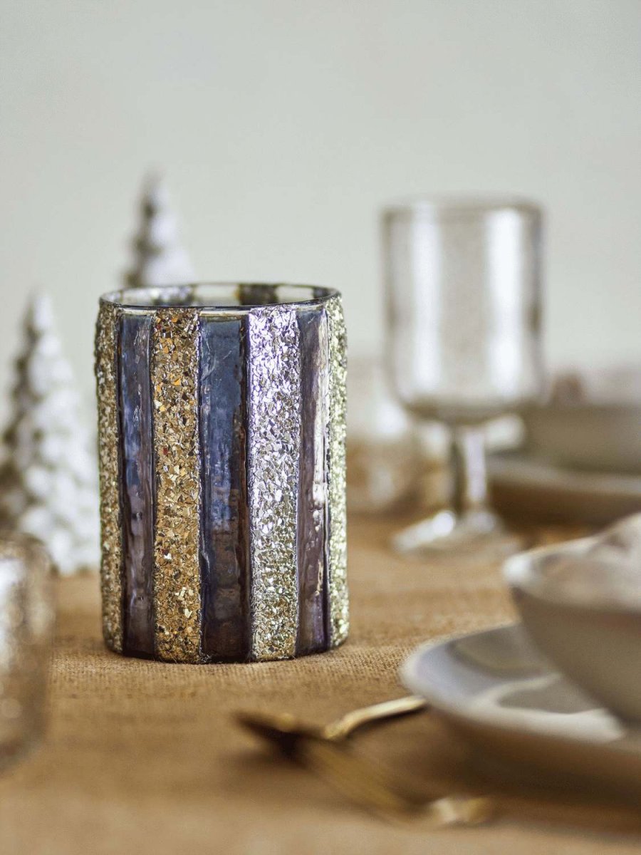 Bloomingville Cicilia Teelichthalter H15 cm, Gold