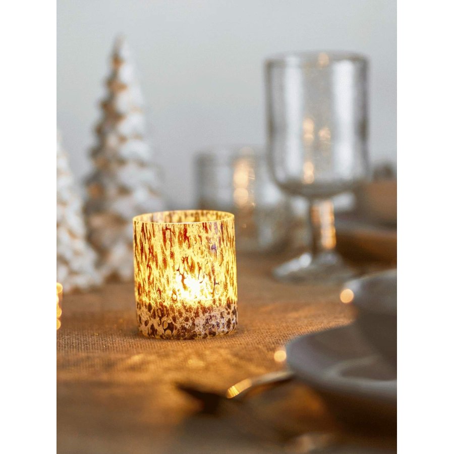 Bloomingville Felicita Teelichthalter H8 cm, Braun