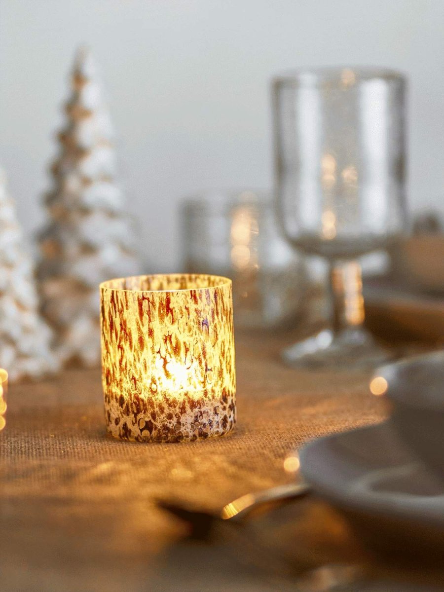 Bloomingville Felicita Teelichthalter H8 cm, Braun