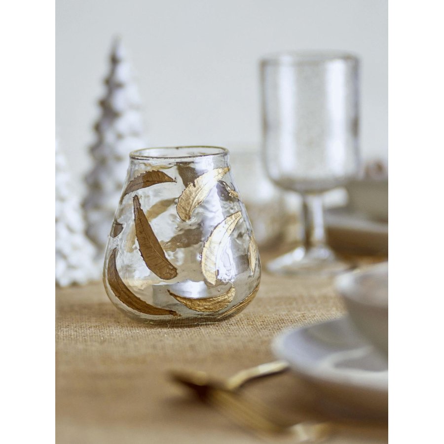 Bloomingville Fidelia Teelichthalter H12 cm, Gold