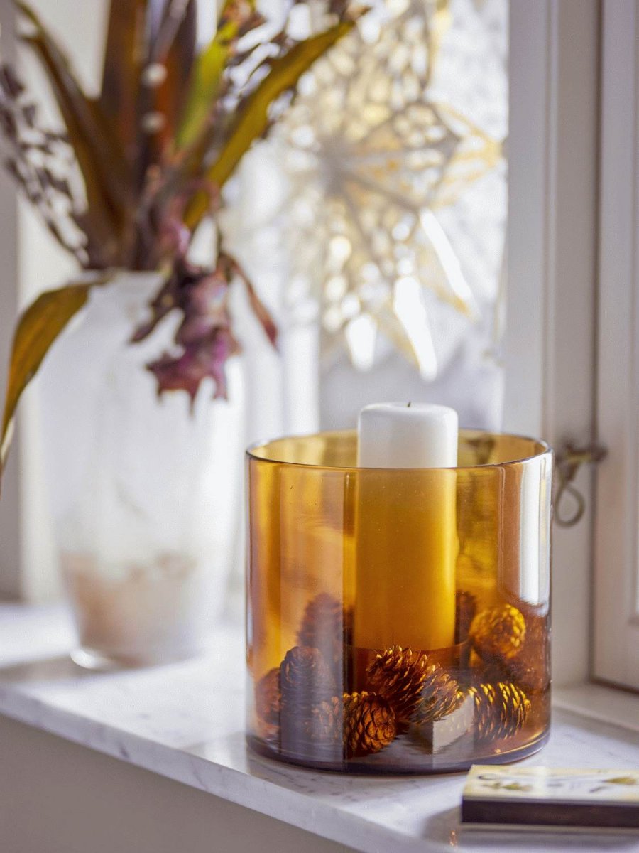 Bloomingville Kahlah Kerzenhalter H18 cm, Braun