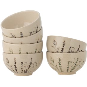 Bloomingville Bea Schssel 6er Set 11,5 cm, Natur