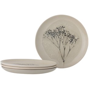 Bloomingville Bea Teller 4er Set 22 cm, Natur