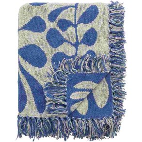 Bloomingville Nevine Decke 130x160 cm, Blau