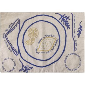 Creative Collection Limone Das Tischset 33x48 cm, Blau