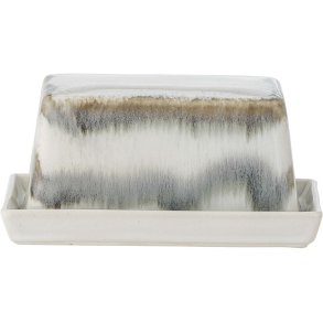 Bloomingville Paula Butterdose 17,5 cm, Grau