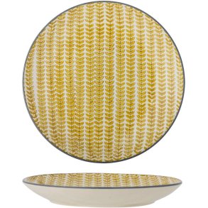 Creative Collection Maple Teller 25,5 cm, Gelb