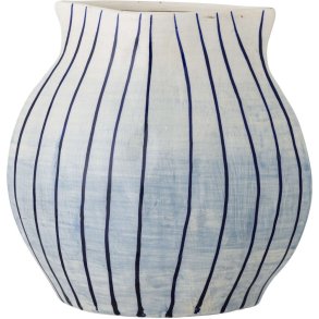 Bloomingville Esra Vase H22 cm, Blau